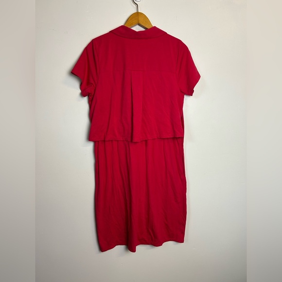 J.Jill Shirt Midi Dress Button Down Size S Pima Modal Cotton Soft Old Money - Picture 2 of 12